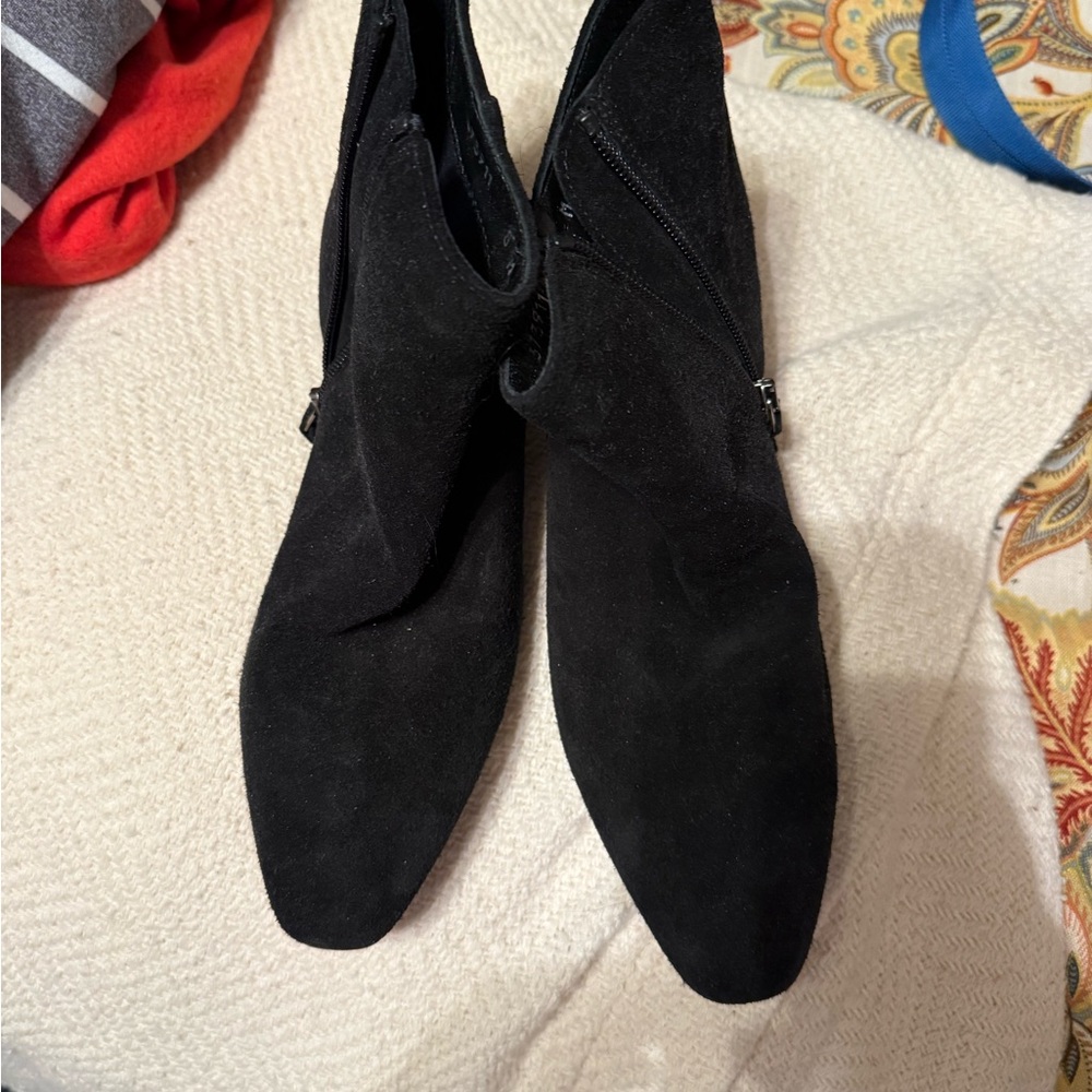 Black Suede Ankle Boots